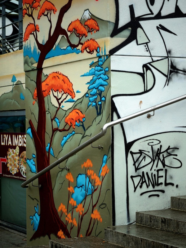 Shoreditch Graffiti Art Poster